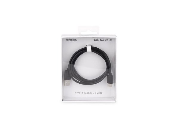 Кабель USB-A - USB-C «DIGITAL CR-01», QC/PD, 1 м - Кабель USB-A - USB-C «DIGITAL CR-01», QC/PD, 1 м