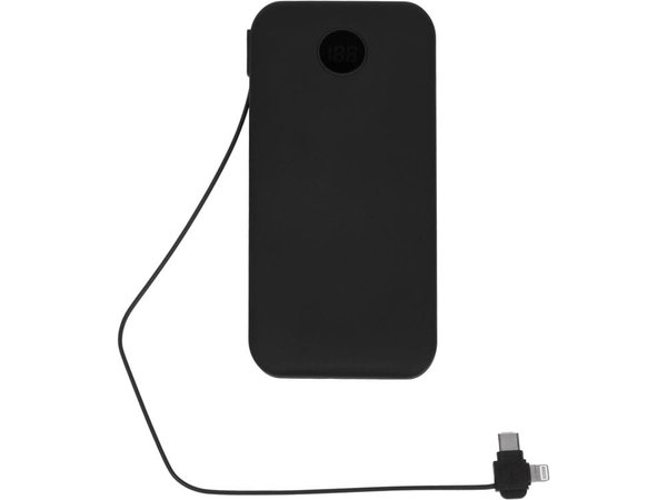 Внешний аккумулятор с подсветкой лого «Astro», soft-touch, 10000 mAh - Внешний аккумулятор с подсветкой лого «Astro», soft-touch, 10000 mAh
