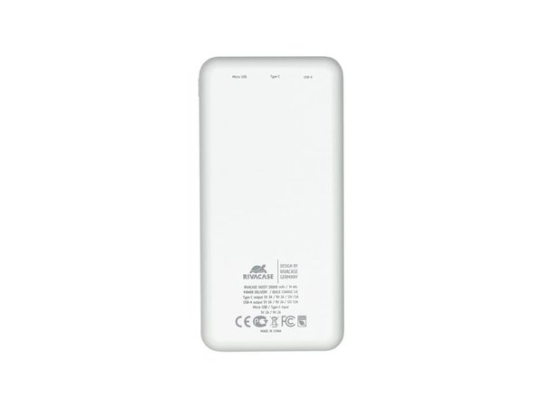Внешний аккумулятор с быстрой зарядкой VA2571, 20000 mAh - Внешний аккумулятор с быстрой зарядкой VA2571, 20000 mAh