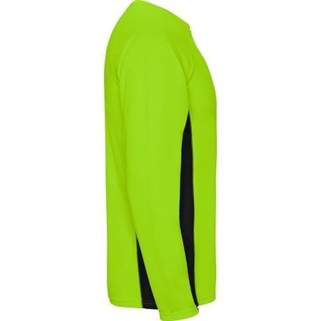 Спортивная футболка SHANGHAI L/S мужская - Спортивная футболка SHANGHAI L/S мужская, ФЛУОРЕСЦЕНТНЫЙ ЗЕЛЕНЫЙ/ЧЕРНЫЙ L