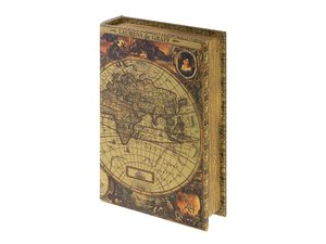 подарочная коробка «карта мира» m
