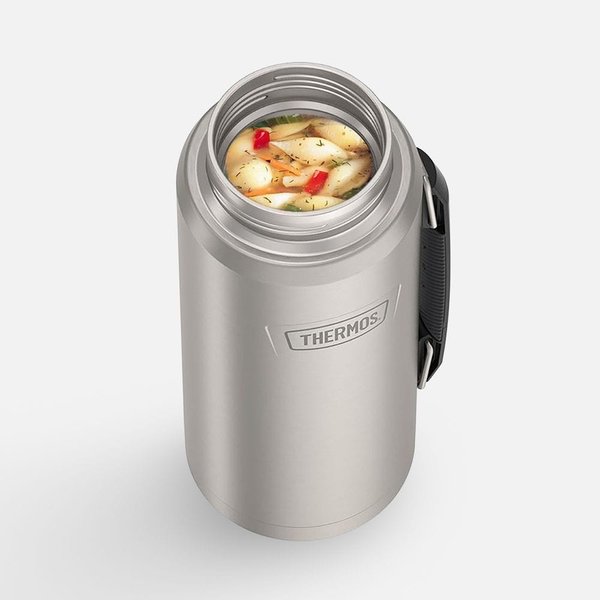 Термос Icon 1200, серебристый (стальной)