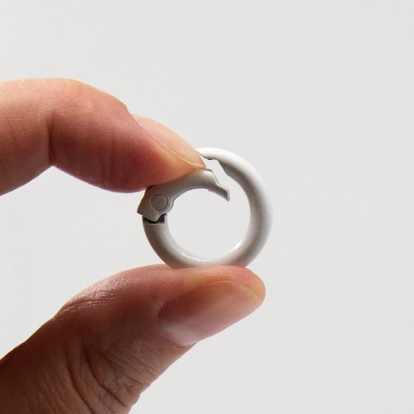 Карабин-кольцо Ring для обвеса, d=2см - Карабин-кольцо Ring для обвеса, d=2см (белый)