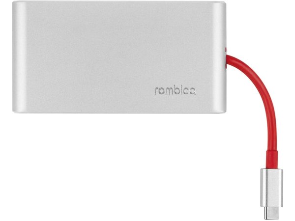 Хаб 8-в-1 Type-C «Hermes», USB 3.0 x 3, Type-C PD, HDMI, LAN, картридер - Хаб 8-в-1 Type-C «Hermes», USB 3.0 x 3, Type-C PD, HDMI, LAN, картридер