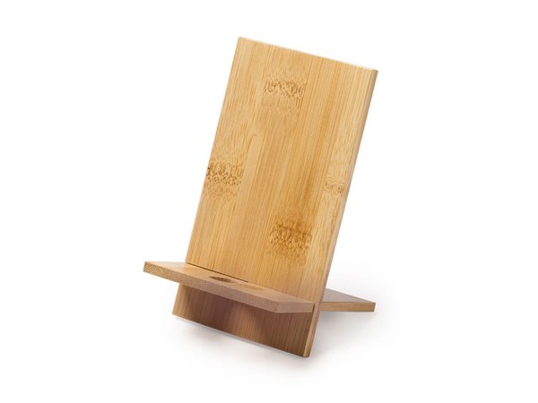Набор «Wooden» с бутылкой, блокнотом, ручкой и подставкой для телефона - Набор «Wooden» с бутылкой, блокнотом, ручкой и подставкой для телефона