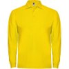 Футболка поло ESTRELLA L/S мужская, ЖЕЛТЫЙ XL