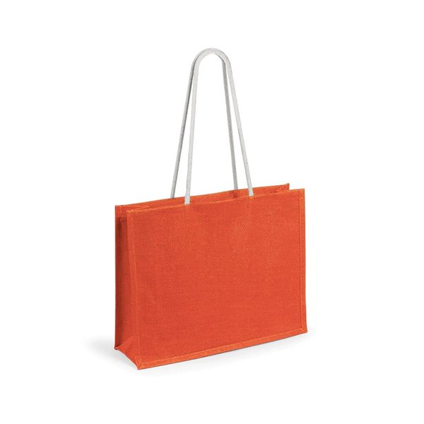 Cумка из джута HINT - Cумка из джута "Hint", джут, 44,5x35x14 см, оранжевый