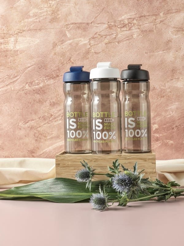 Спортивная бутылка H2O Active® Eco Base 650 мл с откидной крышкой - Спортивная бутылка H2O Active® Eco Base 650 мл с откидной крышкой