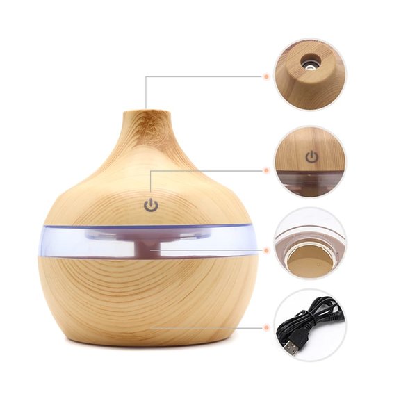 Светодиодный USB арома увлажнитель Holz - Светодиодный USB арома увлажнитель Holz