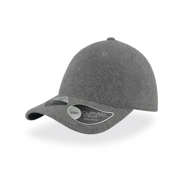 Бейсболка UNI-CAP POLARFLEECE, без панелей и швов, без застежки - Бейсболка "Uni-Cap Polarfleece", без панелей и швов, серый, 100% полиэстер 270 г/м2