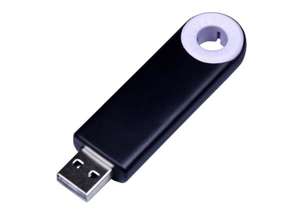 USB 3.0- флешка промо на 128 Гб прямоугольной формы, выдвижной механизм - USB 3.0- флешка промо на 128 Гб прямоугольной формы, выдвижной механизм
