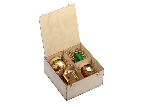 Подарочный набор «Decoration Deluxe» с двумя видами меда - Подарочный набор «Decoration Deluxe» с двумя видами меда