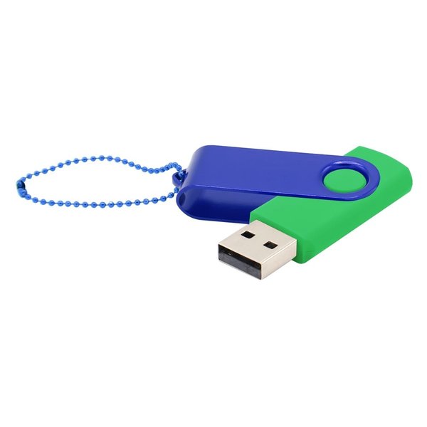 Флешка Designer To Go 2.0 USB 16Gb - Флешка Designer To Go 2.0 USB 16Gb, зеленый/синий