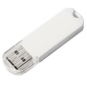 usb flash-карта universal (8гб), белая, 5,8х1,7х0,6 см, пластик