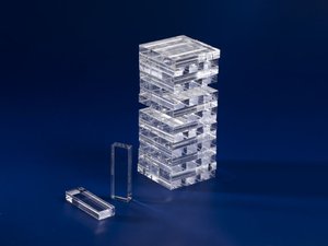 игра acrylic tower, прозрачная
