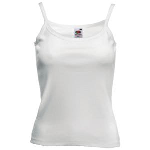Майка женская "Lady-fit Strap T" - Майка "Lady-fit Strap T", белый_XL, 100% х/б, 210 г/м2