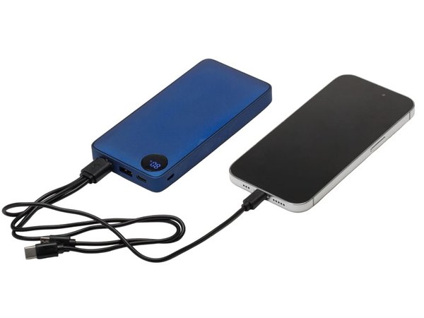 Внешний аккумулятор «Mild», металлик soft-touch, 10 000 mAh - Внешний аккумулятор «Mild», металлик soft-touch, 10 000 mAh