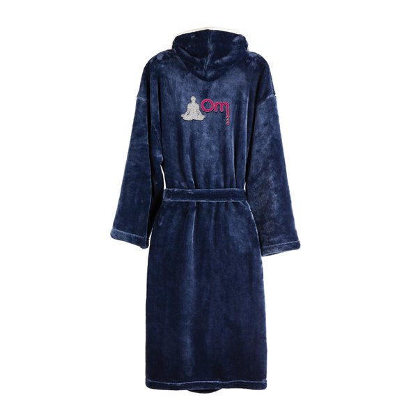 Банный халат VINGA Louis из rPET GRS, S-M, унисекс, 350 г/м² - Банный халат VINGA Louis из rPET GRS, S-M, унисекс, 350 г/м²