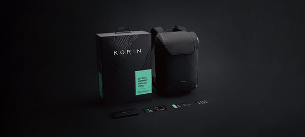 Рюкзак KORIN ClickPack X 45х32х15,5 см, с клапаном, черный - Рюкзак KORIN ClickPack X 45х32х15,5 см, с клапаном, черный