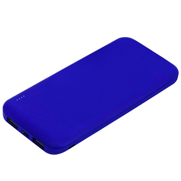 Внешний аккумулятор с подсветкой Люче Ультрамарин (Luce Ultramarine) 10000 mAh, ярко-синий