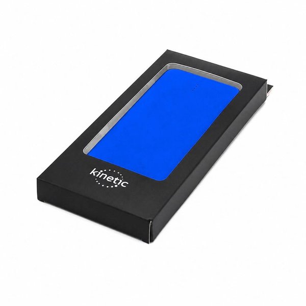 Внешний аккумулятор Saming, 10000mAh - Внешний аккумулятор Saming, 10000mAh, синий