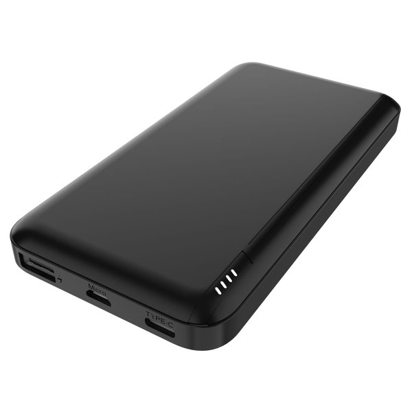 Внешний аккумулятор Optima, 10000 Mah - Внешний аккумулятор Optima, 10000 Mah, черный