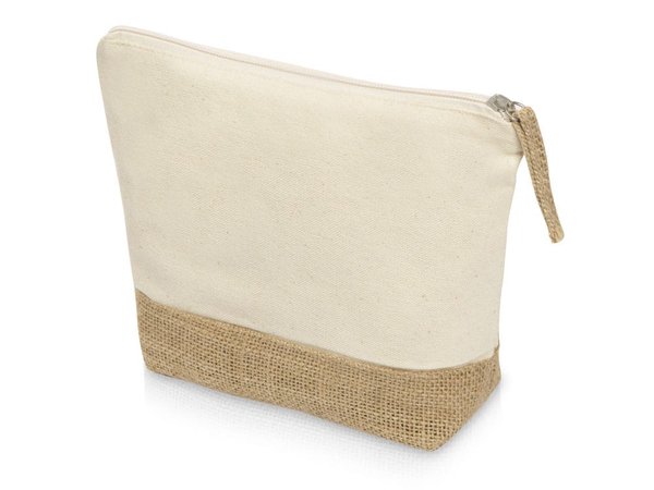 Косметичка «Jute» из хлопка и джута - Косметичка «Jute» из хлопка и джута