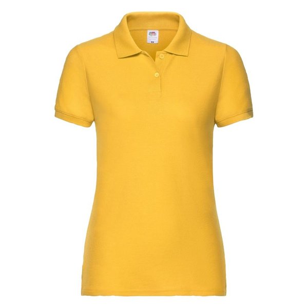 Поло женское 65/35 POLO LADY-FIT 180 - Поло "Lady-Fit 65/35 Polo", солнечно-желтый_L, 65% п/э, 35% х/б, 180 г/м2