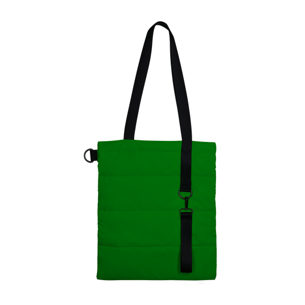 Шоппер Superbag Bubble New, стёганый, со скрытой магнитной кнопкой - Шоппер Superbag Bubble New, стёганый, со скрытой магнитной кнопкой (зеленый с черным)