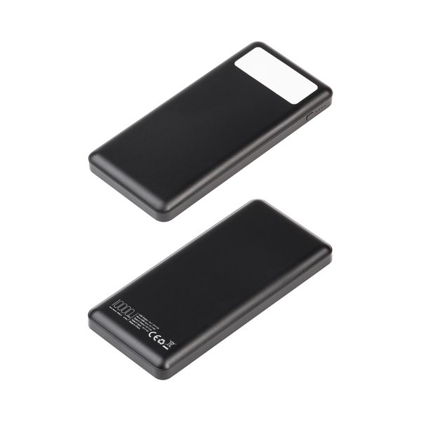 Зарядное устройство "Lumos" 10000 mAh с фонариком - Зарядное устройство "Lumos" 10000 mAh с фонариком черный