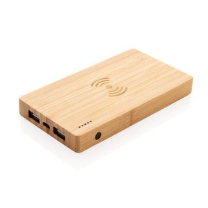 экологичный внешний аккумулятор bamboo, 4000 mah