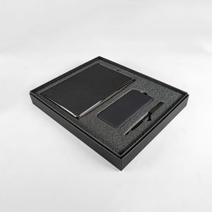 набор подарочный montrose: ежедневник, ручка и power bank в коробке с ложементом