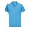 Рубашка-поло унисекс PULSE, лазурный, L, 100% хлопок, 170 г/м2