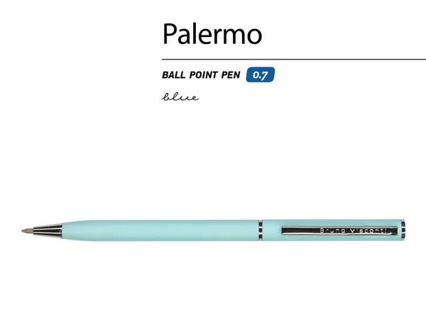 Ручка металлическая шариковая «Palermo», софт-тач - Ручка металлическая шариковая «Palermo», софт-тач