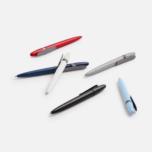 Ручка шариковая Prodir DS5 TSM Metal Clip, серая