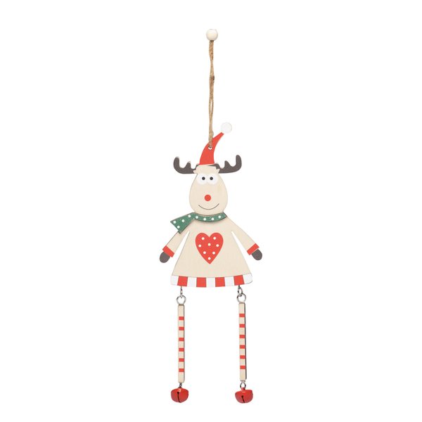 Новогоднее украшение / Подвеска на елку WOODEN SNOWI - Новогоднее украшение / Подвеска на елку WOODEN SNOWI