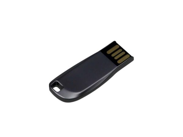 USB 2.0- флешка на 64 Гб компактная с мини чипом и овальным отверстием - USB 2.0- флешка на 64 Гб компактная с мини чипом и овальным отверстием