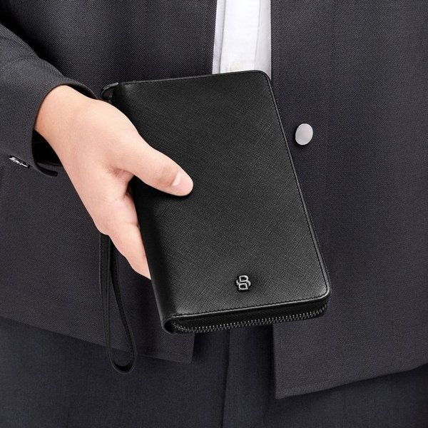 Дорожный кошелек Double B Saffiano - Дорожный кошелек Double B Saffiano