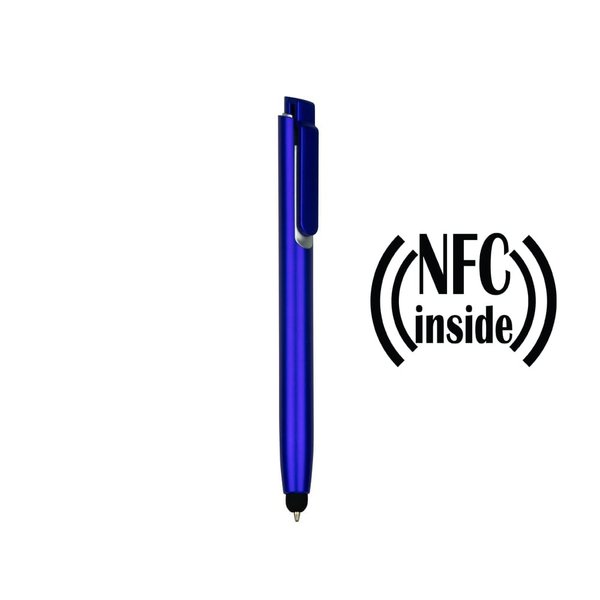 Шариковая ручка с NFC-чипом и стилусом - Шариковая ручка с NFC-чипом и стилусом