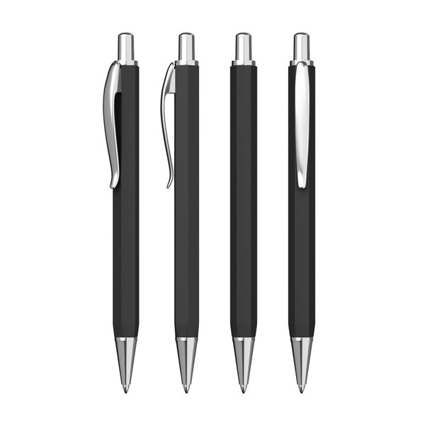 Ручка шариковая "Stanley", покрытие soft touch - Ручка шариковая "Stanley", покрытие soft touch черный