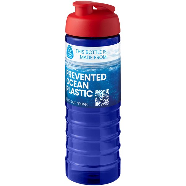 Спортивная бутылка H2O Active® Eco Treble 750 мл с откидной крышкой - Спортивная бутылка H2O Active® Eco Treble 750 мл с откидной крышкой