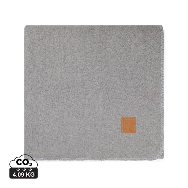 Плед VINGA Moulton из rPET GRS, 320 г/м², 130х170 см - Плед VINGA Moulton из rPET GRS, 320 г/м², 130х170 см