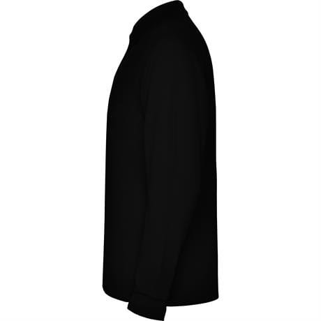 Футболка поло ESTRELLA L/S мужская - Футболка поло ESTRELLA L/S мужская, ЧЕРНЫЙ XL