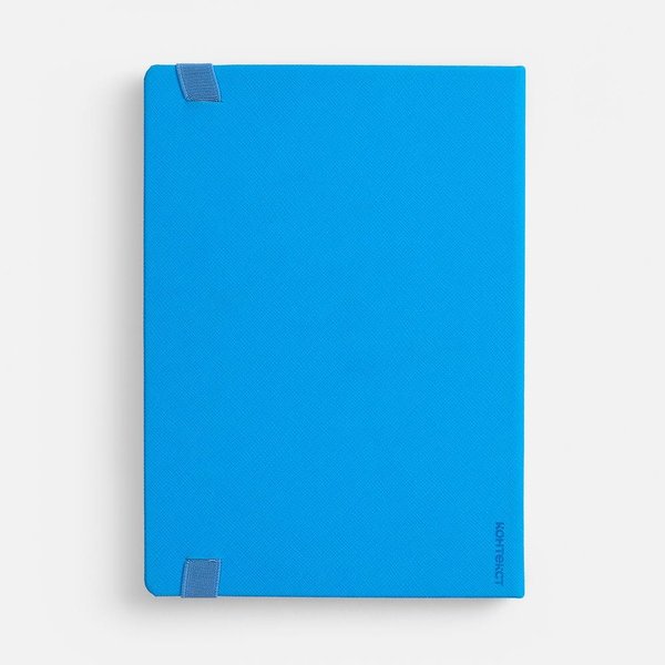 Ежедневник Peel, недатированный, голубой