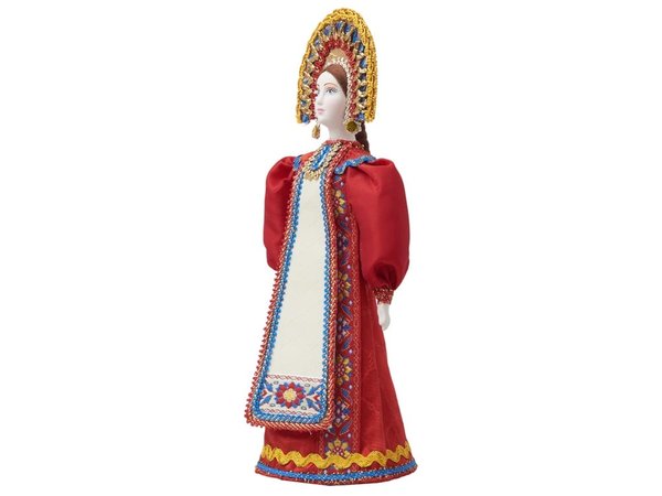 Подарочный набор: кукла фарфоровая, мёд с гецким орехом - Подарочный набор: кукла фарфоровая, мёд с гецким орехом