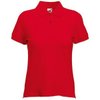 Поло "Lady-Fit Polo", красный_XS, 97% х/б, 3% эластан, 220 г/м2