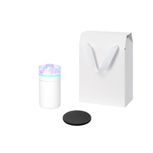 подарочный набор кристалл, аурис (crystal, auris), черный (увлажнитель воздуха, зарядное устройство)