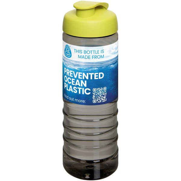 Спортивная бутылка H2O Active® Eco Treble 750 мл с откидной крышкой - Спортивная бутылка H2O Active® Eco Treble 750 мл с откидной крышкой