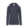 Толстовка без начеса "Ladies Lightweight Hooded Sweat", темно-синий, S, 80% х/б 20% полиэстер, 240 г
