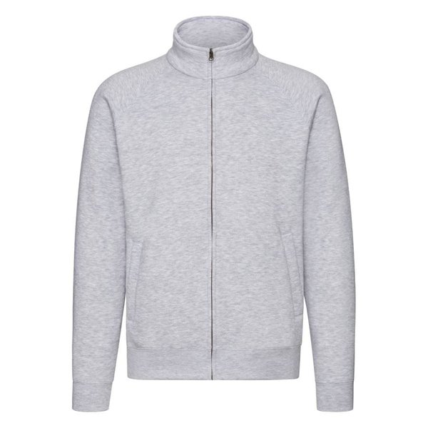 Толстовка мужская SWEAT JACKET - Толстовка "Sweat Jacket", серо-лиловый_2XL, 70% х/б, 30% п/э, 280 г/м2